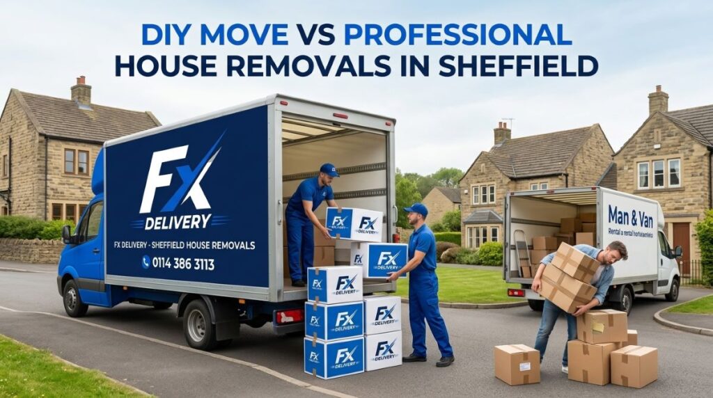 DIY Move vs Professional House Removals in Sheffield