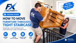 How to Move Furniture Through a Tight Staircase