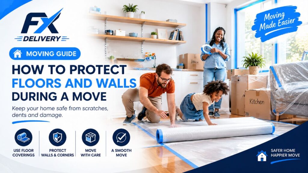 How to Protect Floors and Walls During a Move